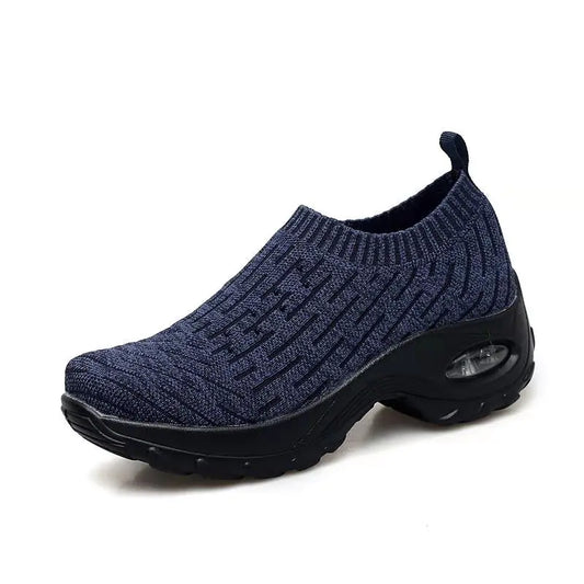 Cushion Sports Shoes for Moms - Casual Wedge Sneakers